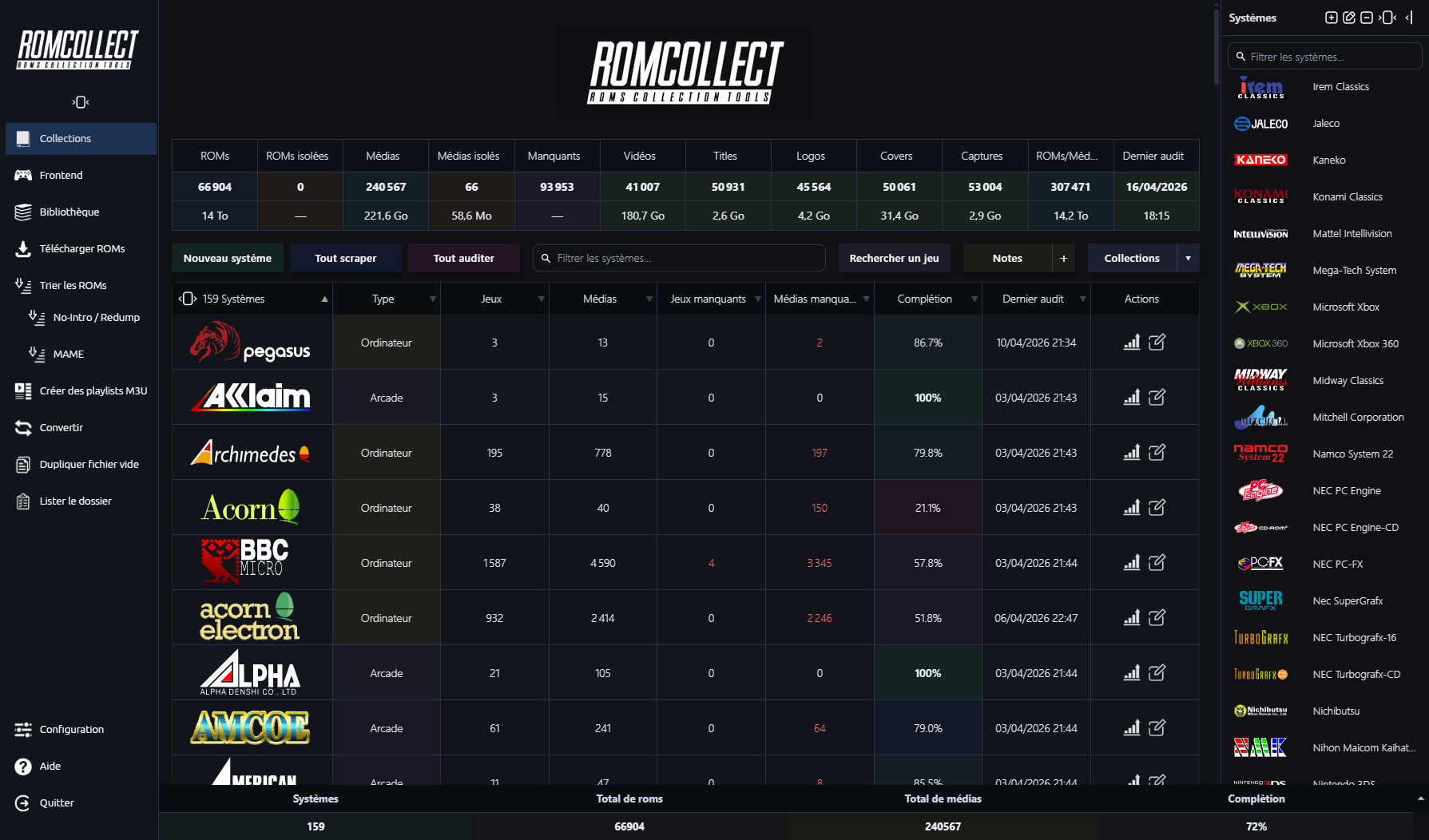 RomCollect — Collections